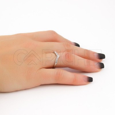 Anillo en acero Realeza