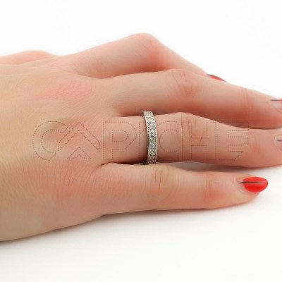 Anillo en acero Promice