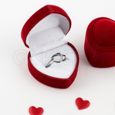 Anillo en acero Nudo Heart