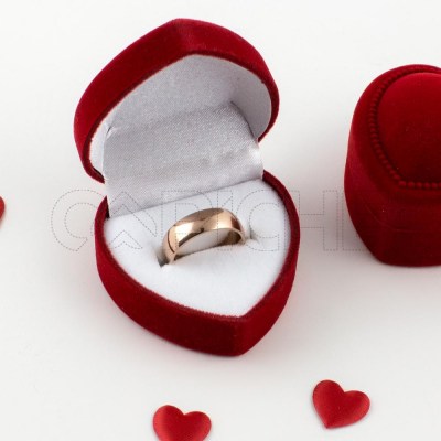 Alianza en acero Classic Rose Gold 6mm