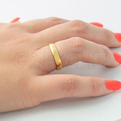 Alianza em acero Clássica Dorado