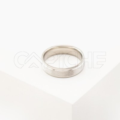 Alianza acero Brillante Plateada