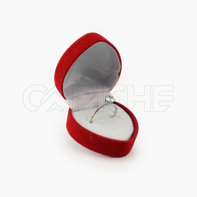 Anillo em acero Solitário Plateado