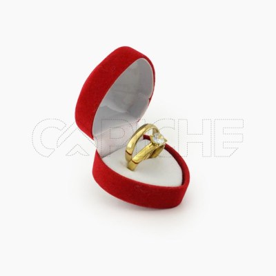 Conjunto de Alianza e Anillo solitário