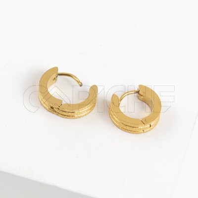 Argollas en acero Senti Fosco