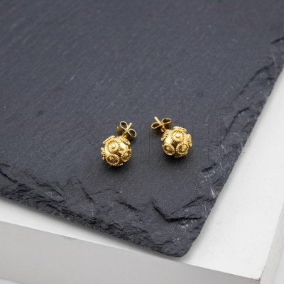 Pendientes Bolinha Dorado