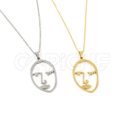 Collar en acero Face