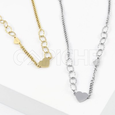 Collar en acero Amor