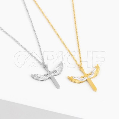 Collar en acero Espirito Santo