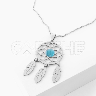 Collar en acero Atrapasueños