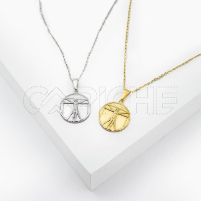 Collar em acero Cristo