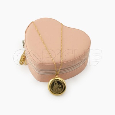 Collar porta foto Dorado