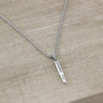 Collar em acero Bala