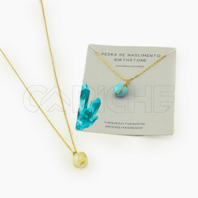 Collar em acero Piedra do Nascimento