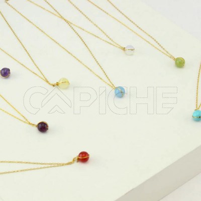 Collar em acero Piedra do Nascimento