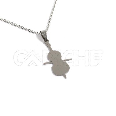 Collar en acero Violín