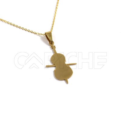 Collar en acero Violín