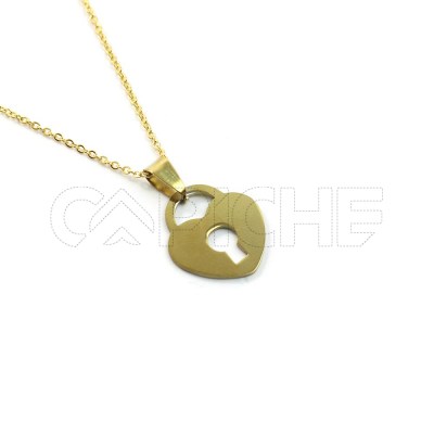 Collar en acero Candado