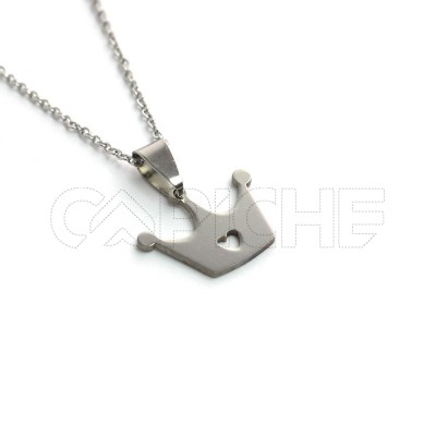 Collar en acero Corona
