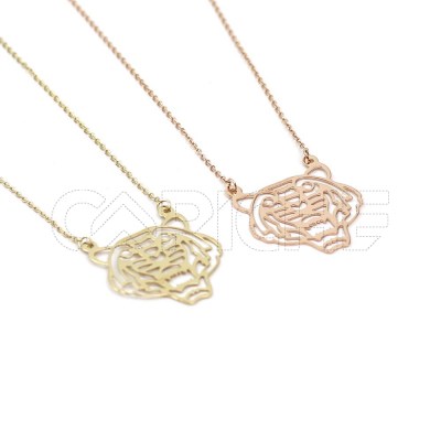 Collar en acero Filigrana