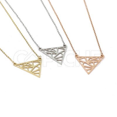 Collar en acero Filigrana