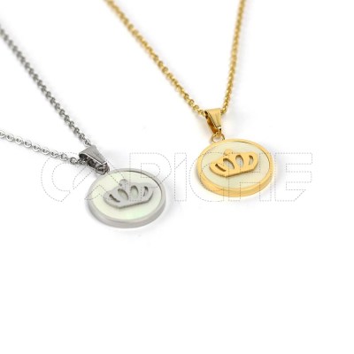 Collar en acero Corona