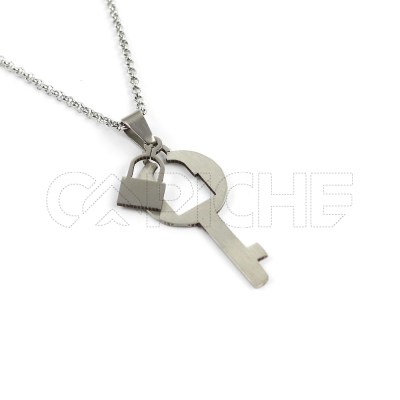Collar en acero Llave