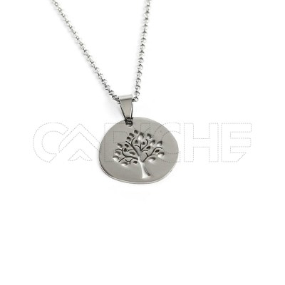 Collar en acero Árbol