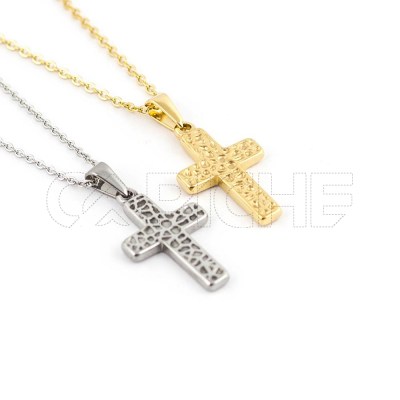 Collar en acero fundido Cruz