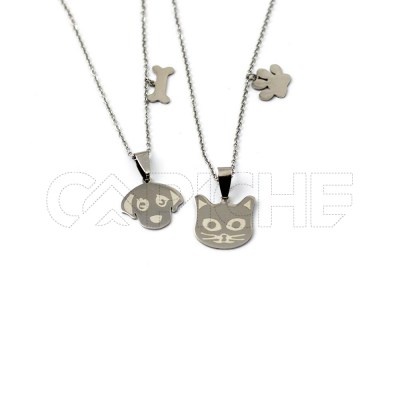 Collar en acero Animales