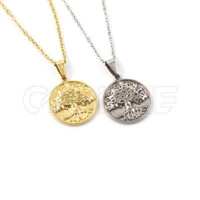 Collar en acero Árbol