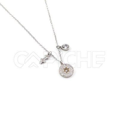 Collar en acero Signo Sagitário