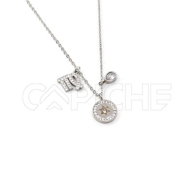 Collar en acero Signo Virgo