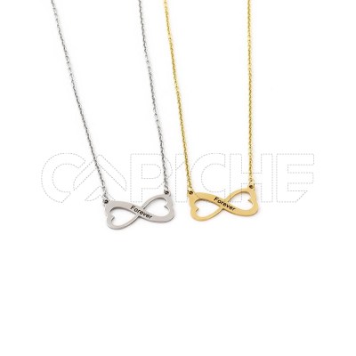 Collar en acero Infinito