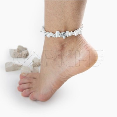 Pulsera em acero para pé Selenita