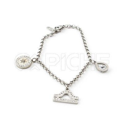 Pulsera en acero Signo Libra