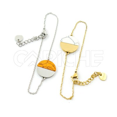 Pulsera en acero Lie round