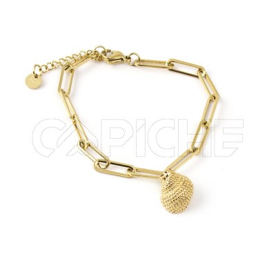 Pulsera en acero Concha
