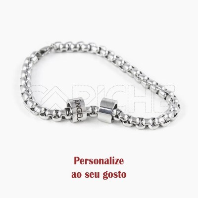 Pulsera en acero Nombres