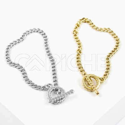 Pulsera en acero Diawna