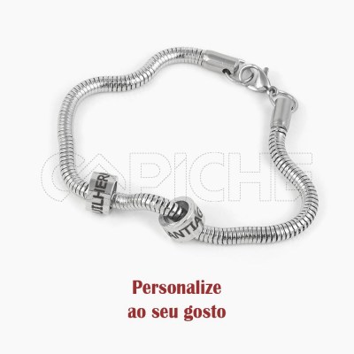 Pulsera en acero Nombres Serpent