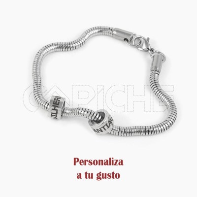 Pulsera en acero Nombres Serpent