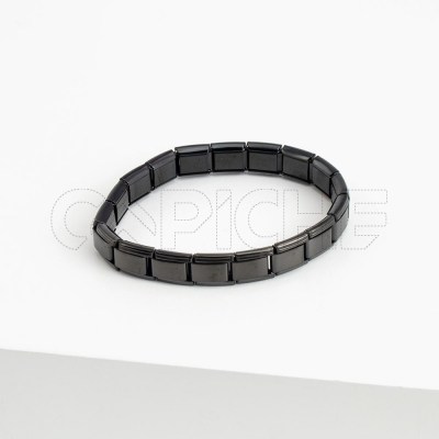 Pulsera en acero Simbol Noir