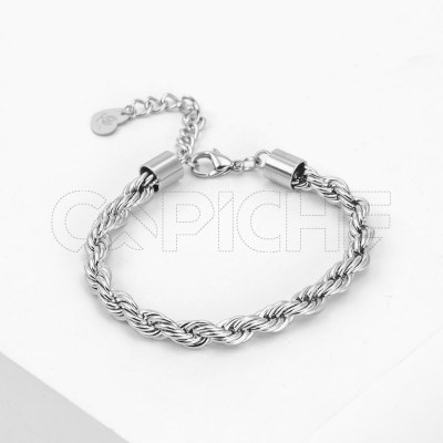 Pulsera en acero Trenzado