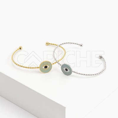 Pulsera en acero Ojo Turco