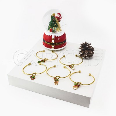 Pulsera en acero Navideña