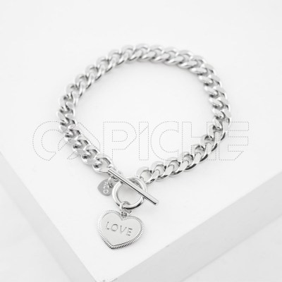 Pulsera em acero Love
