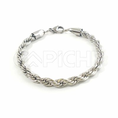 Pulsera en acero Cadena