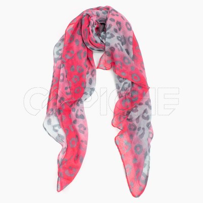 Pañuelo Animal Print Red