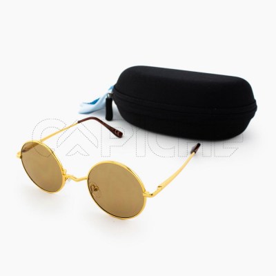 Gafas de Sol Circle Gold